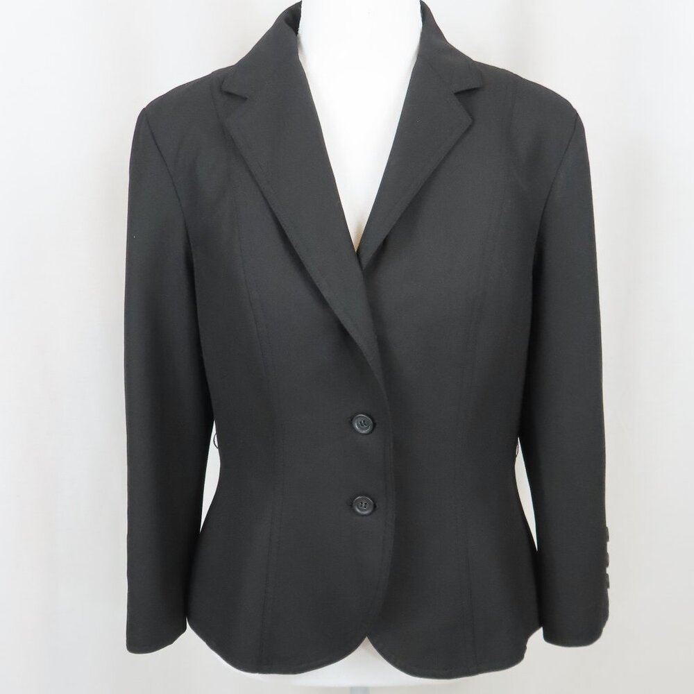 Dark Black Business Dressy The Limited 3 Button Lined Blazer Sz. 6